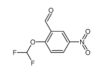 2-(DIFLUOROMETHOXY)-5-NITROBENZALDEHYDE结构式