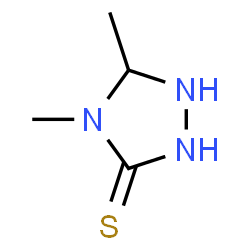1,2,4-Triazolidine-3-thione,4,5-dimethyl-(9CI) Structure