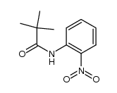 2,2-dimethyl-2'-nitropropananilide Structure