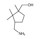 [(1R,3S)-3-(aminomethyl)-1,2,2-trimethylcyclopentyl]methanol结构式