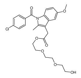 indomethacin triethylene ester Structure