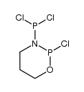 2-chloro-3-dichlorophosphananyl-1,3,2-oxazaphosphorinane Structure