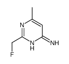 Pyrimidine, 4-amino-2-(fluoromethyl)-6-methyl- (8CI) Structure