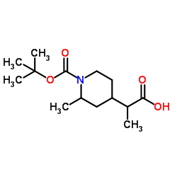 Methyl N-Boc-4-piperidinepropionate structure