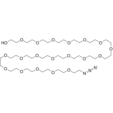 Azido-PEG20-alcohol structure