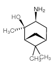 (1R,2R,3S,5R)-3-氨基-2,6,6-三甲基二环[3.1.1]庚-2-醇结构式