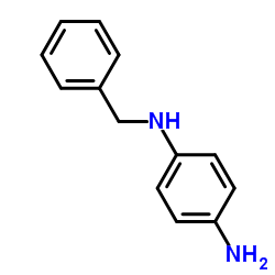 N1-苄基苯-1,4-二胺结构式