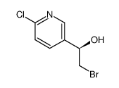(R)-α-Bromomethyl-3-(6-chloropyridine)methanol Structure