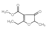 METHYL 2-ETHYL-5-METHYL-4-OXO-4,5-DIHYDROFURAN-3-CARBOXYLATE structure