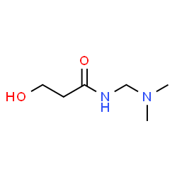 Propanamide, N-[(dimethylamino)methyl]-3-hydroxy- (9CI) structure