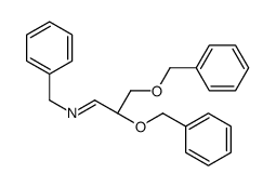 (2S)-N-benzyl-2,3-bis(phenylmethoxy)propan-1-imine结构式