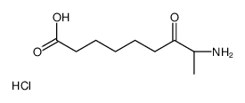 (S)-8-amino-7-oxononanoic acid hydrochloride结构式