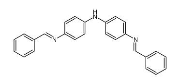 bis-(4-benzylidenamino-phenyl)-amine Structure