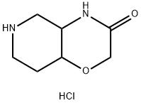 六氢-2H-吡啶并[4,3-B][1,4]噁嗪-3(4H)-盐酸盐结构式