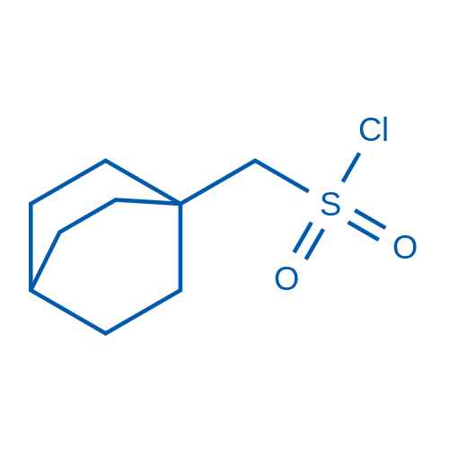 {bicyclo[2.2.2]octan-1-yl}methanesulfonyl chloride结构式