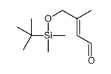 4-[tert-butyl(dimethyl)silyl]oxy-3-methylbut-2-enal Structure