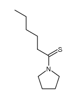 1-(pyrrolidin-1-yl)hexane-1-thione结构式