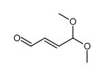 4,4-dimethoxybut-2-enal结构式