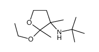 3-Furanamine,N-(1,1-dimethylethyl)-2-ethoxytetrahydro-2,3-dimethyl-,cis-(9CI)结构式