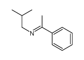 2-Methyl-N-[(E)-1-phenylethylidene]-1-propanamine结构式