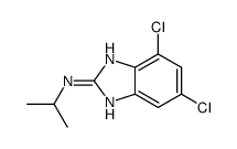 4,6-dichloro-N-propan-2-yl-1H-benzimidazol-2-amine Structure