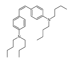 N,N-dibutyl-4-[2-[4-(dibutylamino)phenyl]ethenyl]aniline结构式