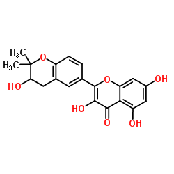 甘草黄酮醇A结构式