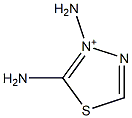 1,3,4-Thiadiazolium,2,3-diamino-(9CI) structure