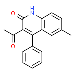 3-Acetyl-6-methyl-4-phenylquinolin-2(1H)-one picture