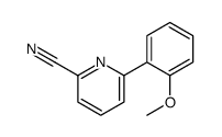 6-(2-methoxyphenyl)pyridine-2-carbonitrile Structure