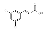 (E)-3-(3,5-二氯苯基)丙烯酸结构式