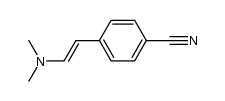 ω-Dimethylamino-4-cyan-styrol Structure