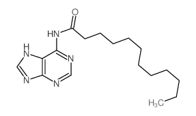 N-(5H-purin-6-yl)dodecanamide Structure