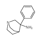 1-Azabicyclo[2.2.2]octan-3-amine,3-phenyl- Structure