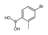 4-Bromo-2-methylphenylboronic acid structure