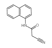 2-CYANO-N-NAPHTHALEN-1-YL-ACETAMIDE Structure