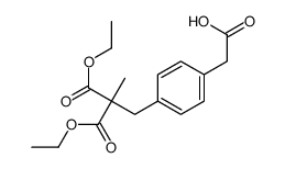 4-(2,2-Dicarboethoxy-propyl)phenylacetic Acid结构式