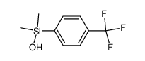 hydroxy(dimethyl)(4-trifluoromethylphenyl)silane Structure