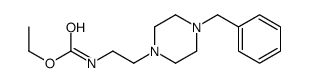 N-[2-(4-Benzyl-1-piperazinyl)ethyl]carbamic acid ethyl ester structure