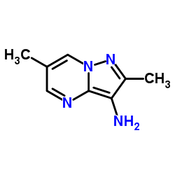 2,6-Dimethylpyrazolo[1,5-a]pyrimidin-3-amine结构式