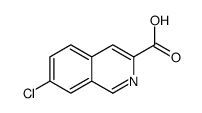 7-氯异喹啉-3-羧酸结构式