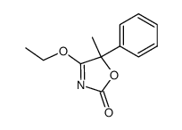 2(5H)-Oxazolone,4-ethoxy-5-methyl-5-phenyl-(9CI)结构式