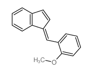 1H-Indene,1-[(2-methoxyphenyl)methylene]- Structure