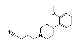4-(4-(2-methoxyphenyl)piperazin-1-yl)butyronitrile Structure