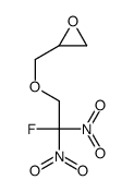 2-[(2-fluoro-2,2-dinitroethoxy)methyl]oxirane结构式