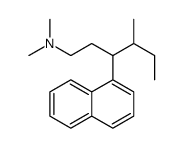 N,N-Dimethyl-γ-(1-methylpropyl)-1-naphthalene-1-propanamine结构式