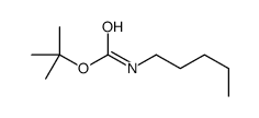 Carbamic acid, pentyl-, 1,1-dimethylethyl ester (9CI) structure