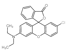 2-Chloro-6-(diethylamino)-fluoran structure