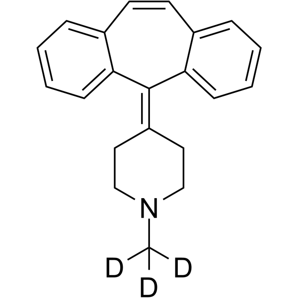 Cyproheptadine-d3 Structure