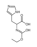 2-(ethoxycarbonylamino)-3-(1H-imidazol-5-yl)propanoic acid Structure